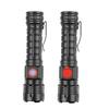 Small Flashlight Super Bright Portable Torch Rechargeable Multipurpose Light Hand Lamp Lighting Outdoor Household