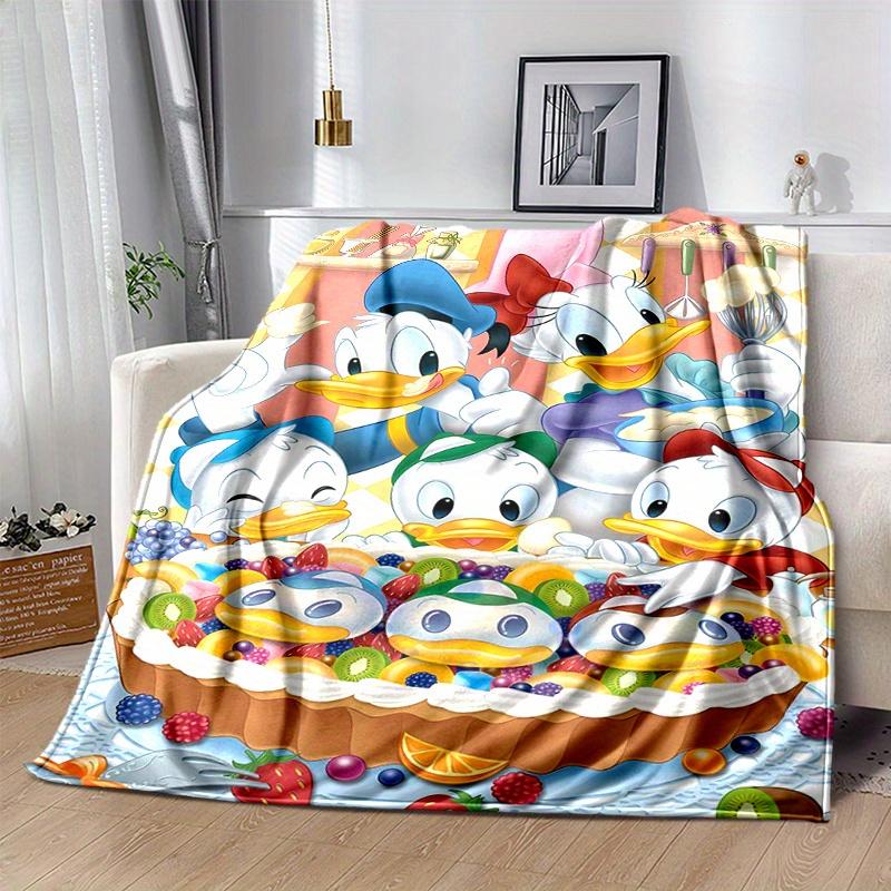 1 pezzo, Paperino (1) Morbida Coperta in Flanella Regalo Perfetto per Camera da Letto, Soggiorno, Viaggio, Campeggio, Auto