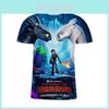 How To Train Your Dragon Men Women 3d Print Casual T Shirt With High Definition Graphics
