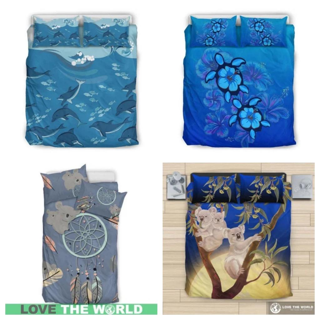 Home Bedding Set Hawaii Hummingbird and Hibiscus Bedding Sets Duvet Cover Set