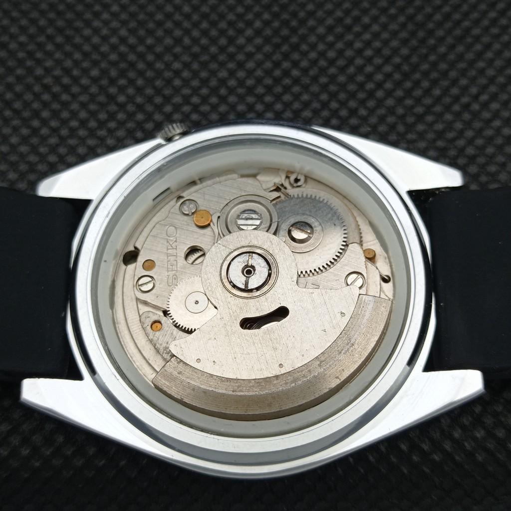 REFURBISHED VINTAGE SEIKO 5 AUTOMATIC 7009A JAPAN MENS BLACK WATCH 598-a313049-9 SKU598-a313049