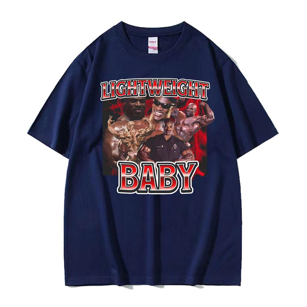 Funny Meme Ronnie Coleman Vintage Gym Graphic Tee Shirt Men Women Fashion Summer Tshirts Oversized Casual 100 Cotton T Shirts