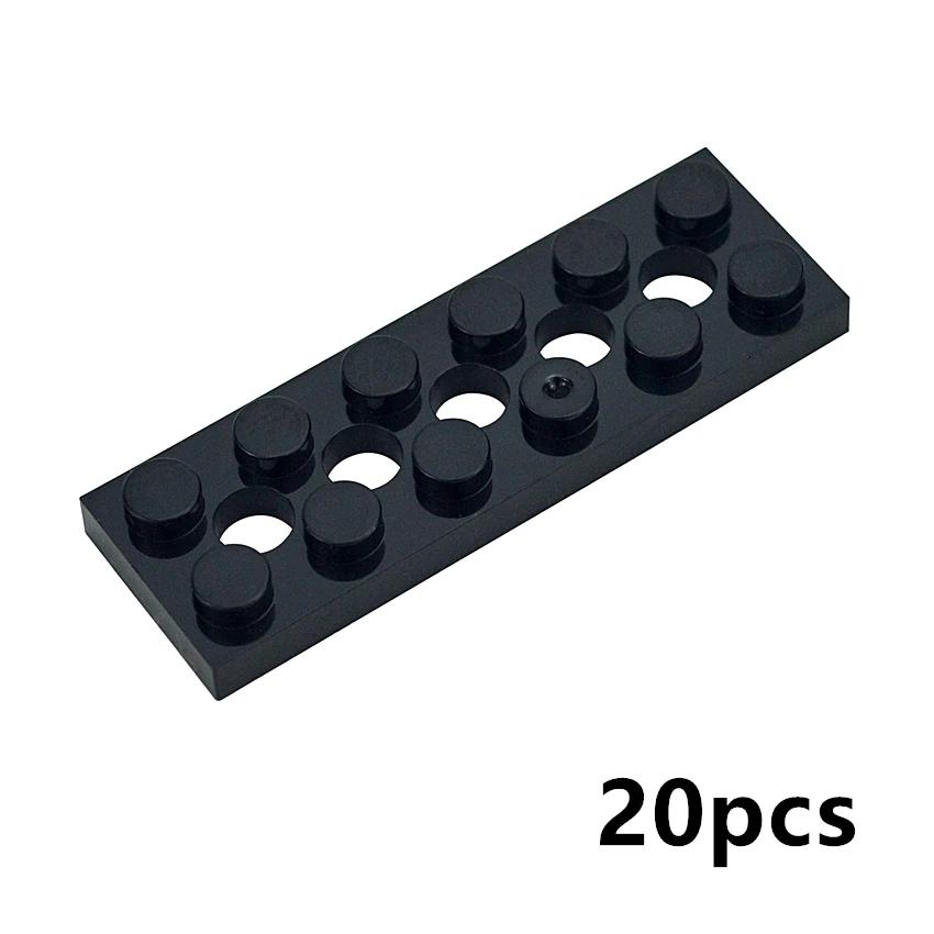

MOC Building Block Holes Thin Thick 1x1 1X2 1x3 Assembles Particles Brick Basic Accessories Toy Compatible 32001 43857 6541