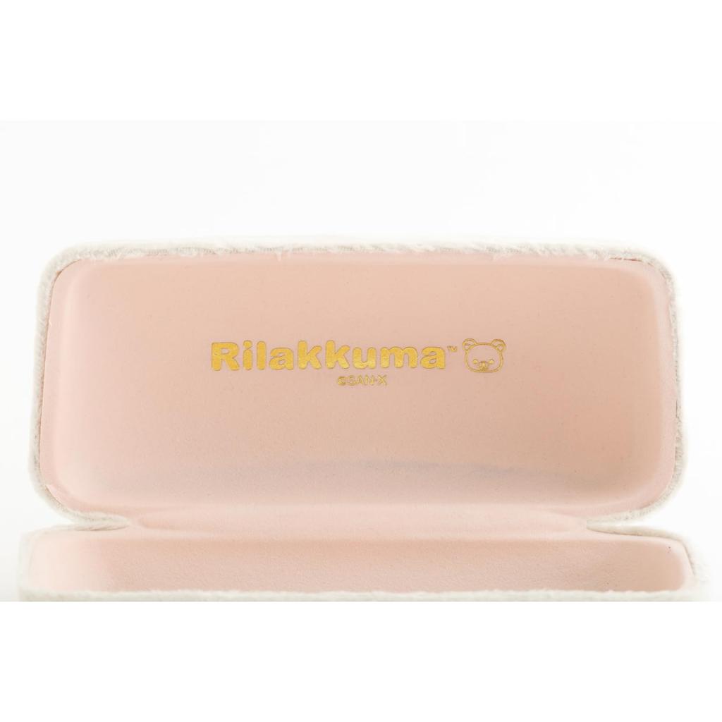 San-X Rilakkuma Plush Glasses Case, Korilakkuma, DG33502, H70 X W160 X D50mm