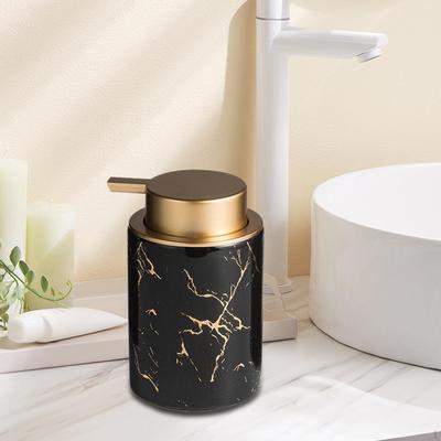 Bottle Bathroom Accessories Marble Textured Dispenser