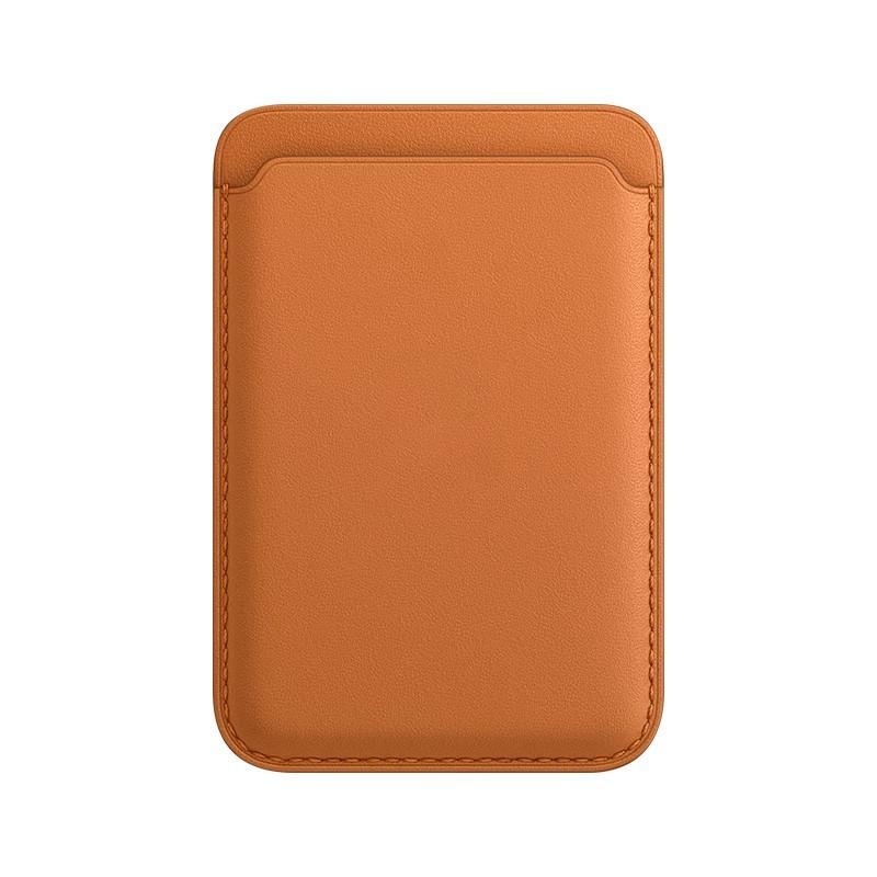 MagSafe Powerful Magnetic Card Bag Private Customization Photo Text Printing Leather Mobile Phone Card Holder