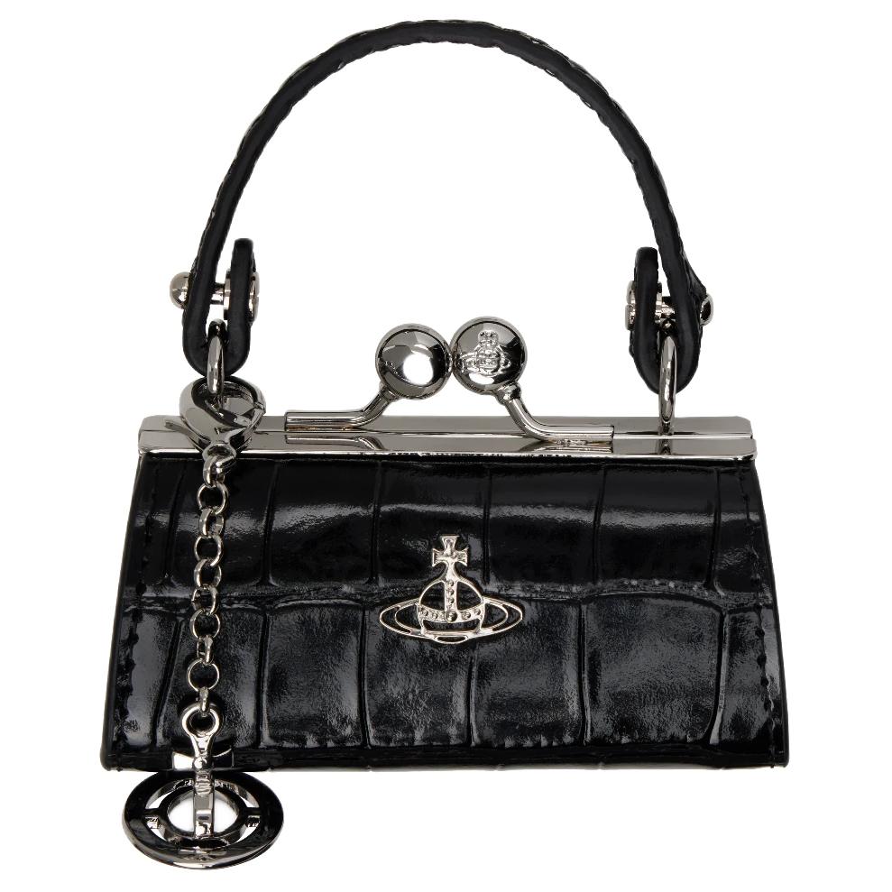Vivienne Westwood Saturn Logo Crocodile Effect
