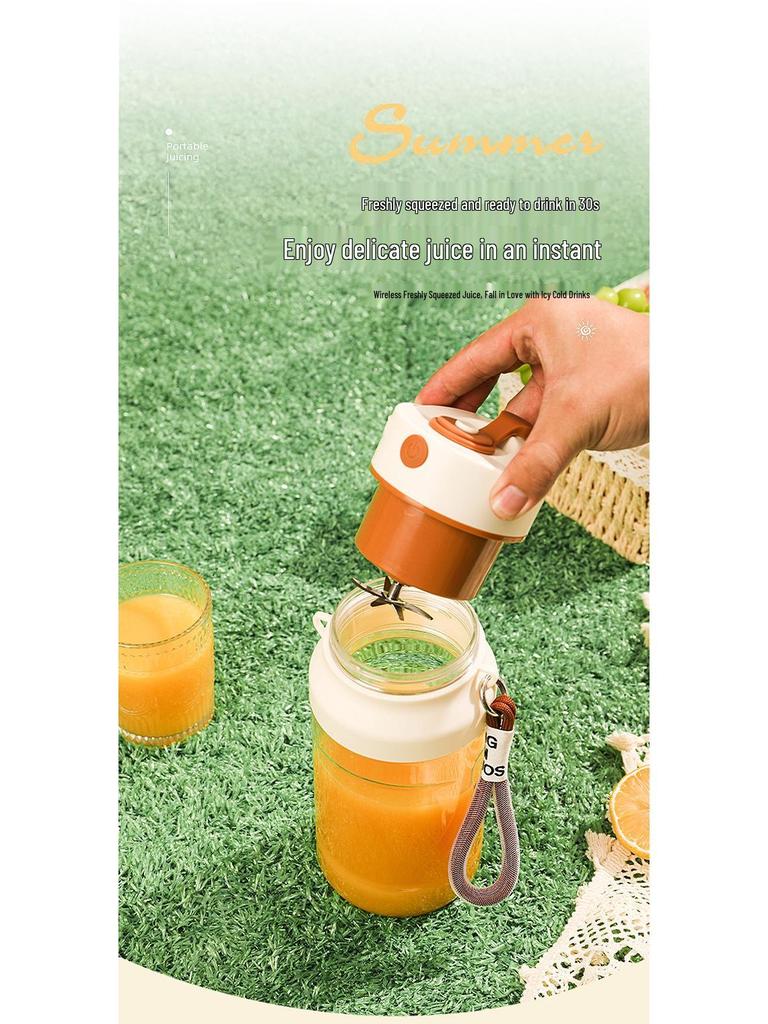 Portable Multifunctional Wireless Juicer Cup - Compact Electric Juicer