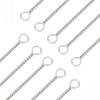 10Pcs 10/15/20/25/30mm Stainless Steel Cylinder Wire Tube Pipe Cleaning Brush Thread Wire Pipe Cleaner Bore Brush Cleaning Tools