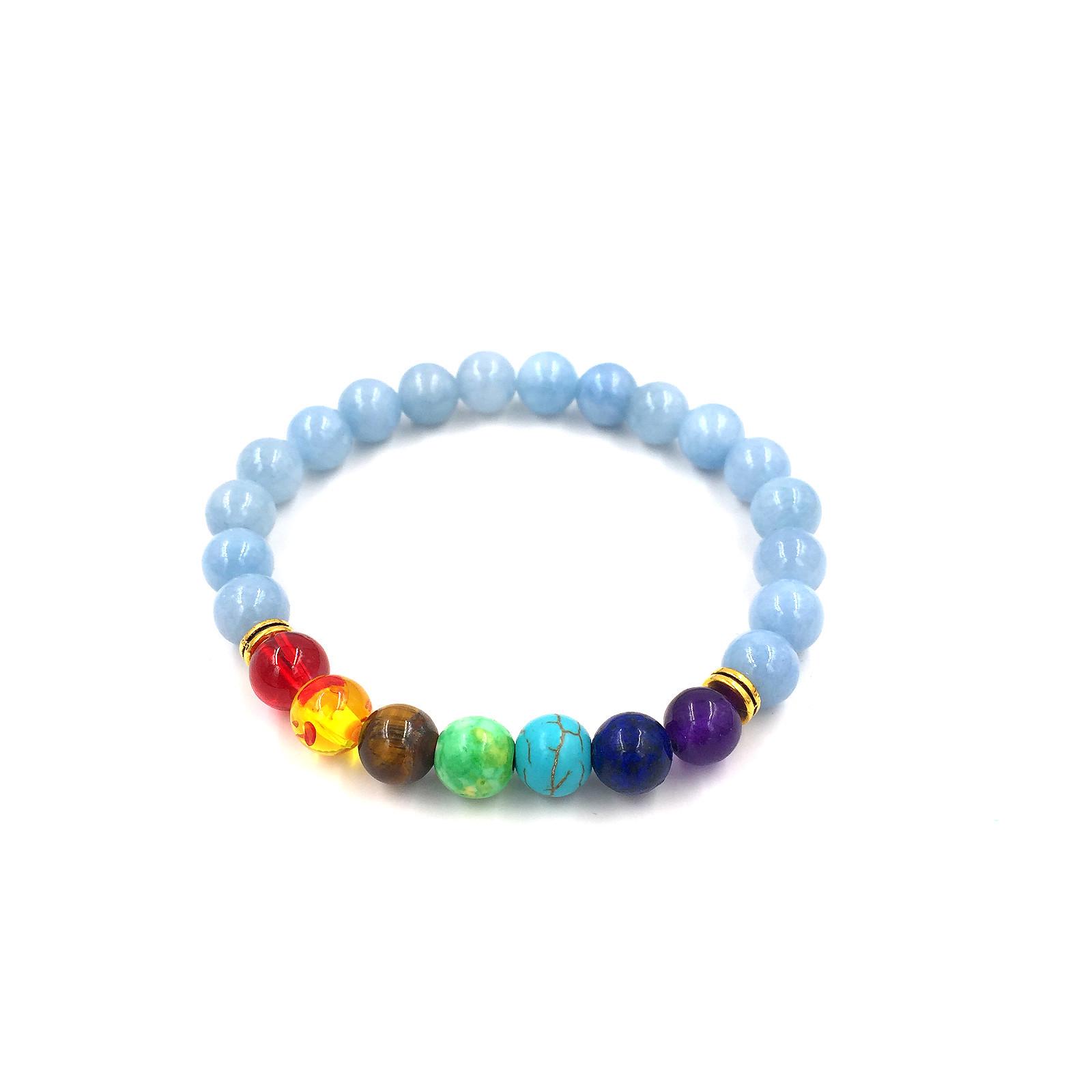 

Браслет «Галактическая Солнечная система»: Бусины из натурального камня с подвесками в виде восьми планет для женщин