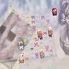 Tomoni Embossed Nail Art Stickers - Exquisite Bow Pattern, Xiaohongshu Trend, Chic Nail Decoration