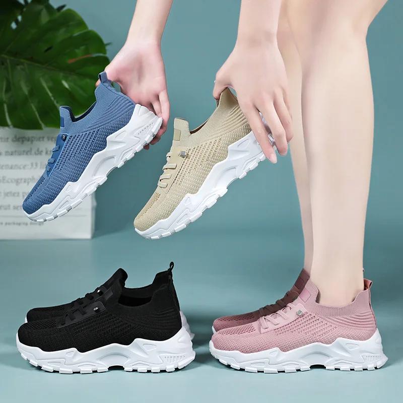 Fashion 2025 Spring Autumn Women's Vulcanize Shoes for Outdoor Zapatos Mujer Comfortable Breathable Air Mesh Sneakers