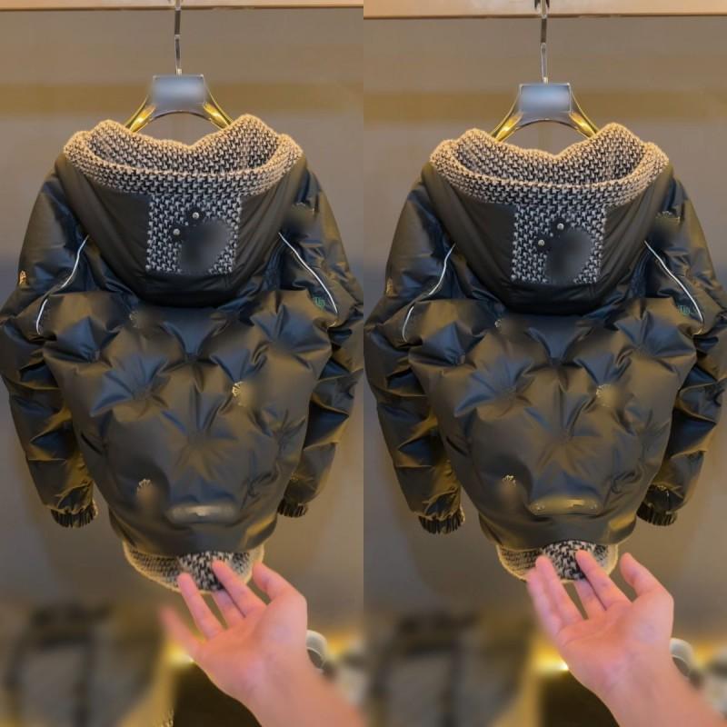 Mens Fashion Winter Hooded Puffer Jacket Urban Style Loose Fit Warm Casual Coat