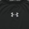 Under Armour Solid Color Short Sleeve Fitness Shirt Men Tops Black 1257468-001