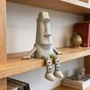 3D Printed Moai Statue Easter Island Moai Ornament With Movable Joints Collectible Figurine Home Desk Decor Party Gift