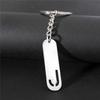 NEW DIY Stainless Steel A-Z Letters Key Chain 26 Alphabet Charm Metal Keyring Men Women Car Key Ring Unique Gift