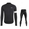 New Rvouei Profession Team Spring Long Sleeve Cycling Jersey Set Men Bicycle Clothes MTB Bike Jersey Bib Pants Kit Ropa Ciclismo