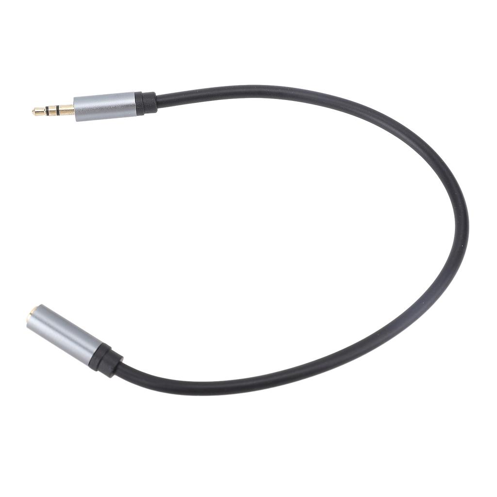 Headphone Extension Cable 3.5mm Male to Female Extension Cord Extender Compatible with Smartphone Tablets 30cm