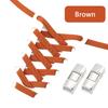 Elastic Laces Sneakers Press Lock Shoelaces Without Ties 8MM Wide Flats No Tie Shoe Laces Kids Adult Sports Running Shoelace NEW