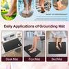 Earthing Grounding Yoga Mat Universal Anti-Slip Conductive Faux Leather Anti-static Stress Relief Foot Therapy Sleep Aid Earthing Mat