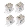 4pcs Electromagnetic Power Relay 220V Multi Purpose Waterproof Thermoplastic Structure for Garage Door