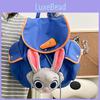 Zootopia Judy Bunny Ears Big Face Package Cartoon Plush Backpack Student
