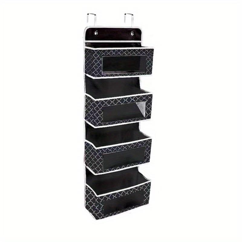 1 Stück 4-stöckiger Türhänge-Organizer, montiertes Aufbewahrungsregal, große Kapazität, Hänge-Aufbewahrungsbox für die Tür zum Aufbewahren von Kosmetika, Spielzeug
