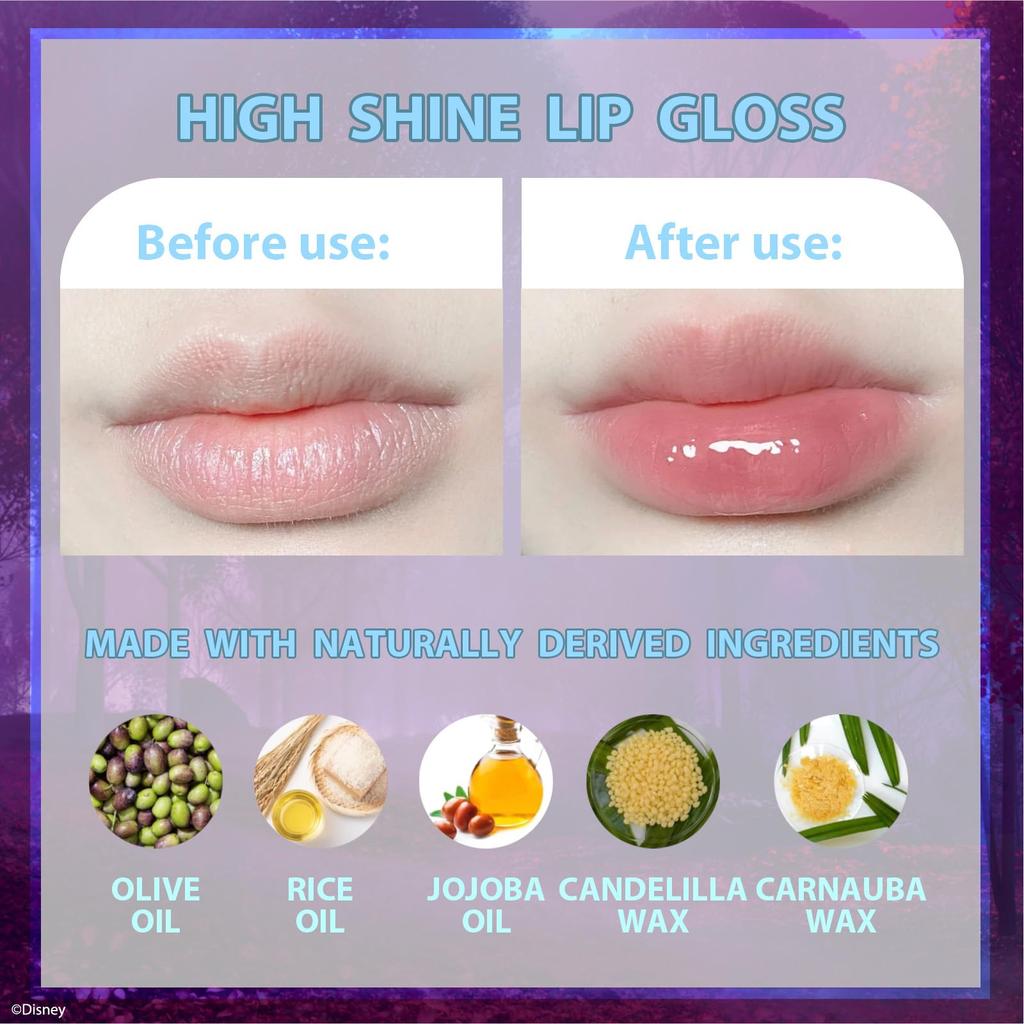 TownleyGirl Frozen 2 Disney Princess Frozen 2 Washable Luxury Makeup Set: Nail Polish, Nail Stickers, and Lip Gloss [Parallel Import]