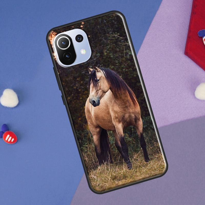 Horse Animal Cover For Xiaomi 13 14 Ultra 11T 12T 13T 14T Pro POCO X7 Pro X3 X5 F3 F5 F6 M6 X6 Pro Case