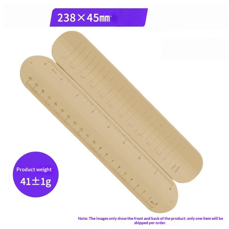 New New 1Pcs Waterproof Erasable With Scale Silicone  Wristband Reusable Writeable To-do List Wrist Strap For Forgetful Elderly