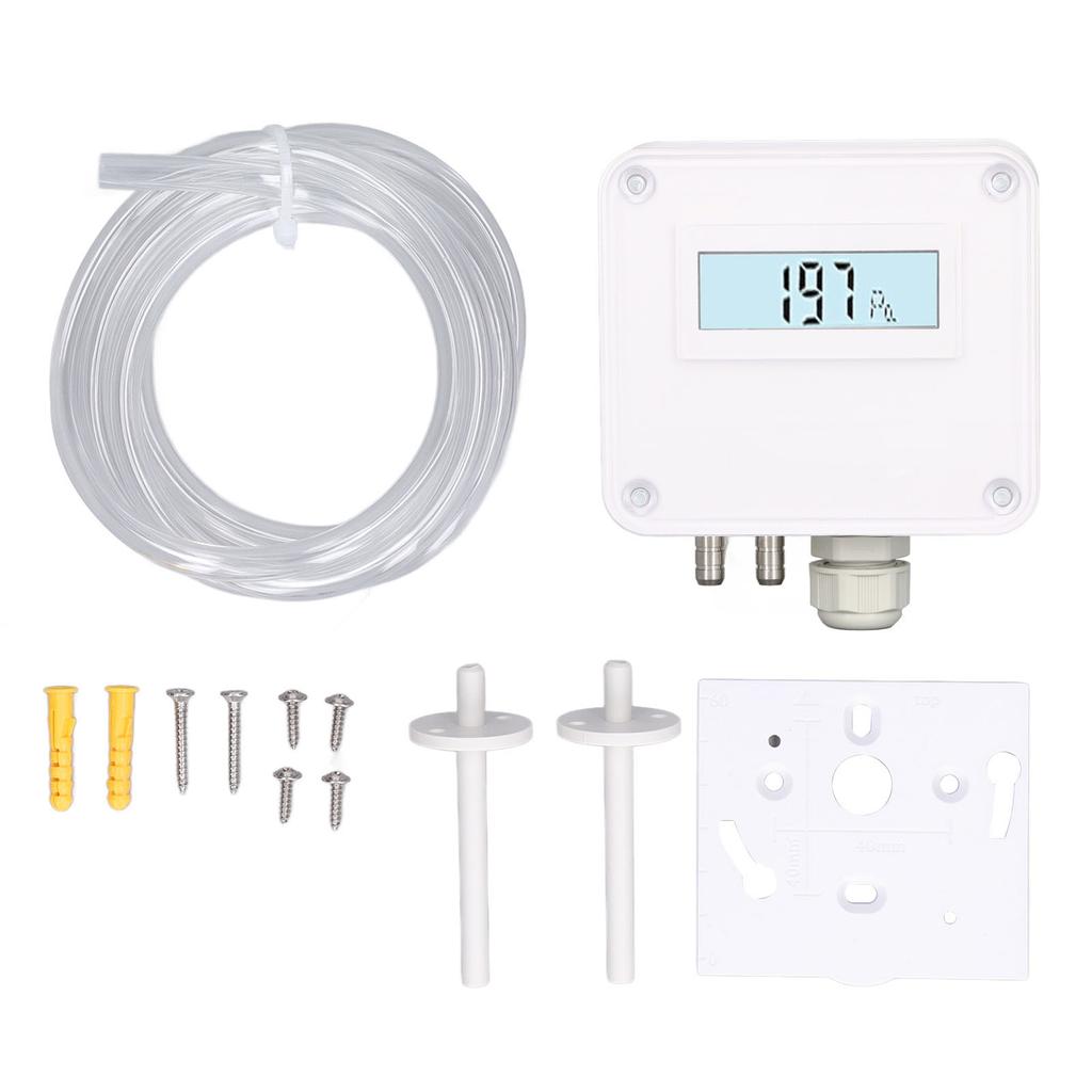 Micro Differential Pressure Transmitter Intelligent Digital Display Air Pressure Monitor Sensor