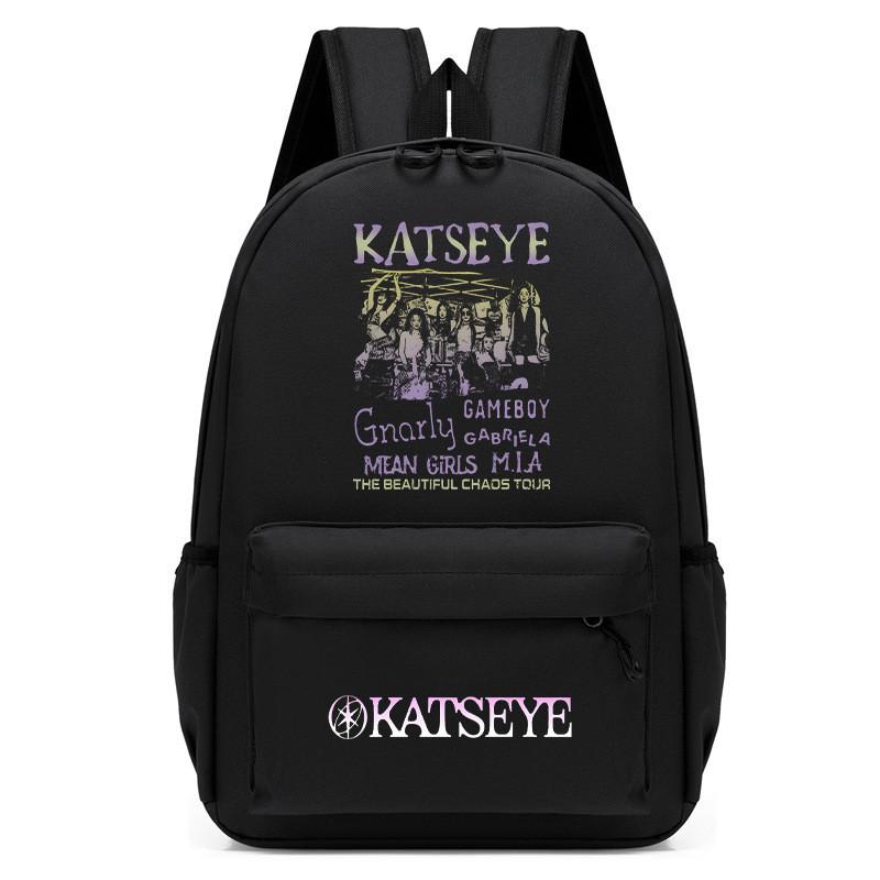 60123-13 Kids KATSEYE Printed Backpack Student School Waterproof Bag