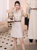 [Spot] Casual shirt dress summer new waist loose foreign style fashion age reduction temperament short skirt women