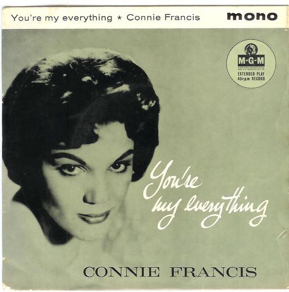 

7inch Record CONNIE FRANCIS - You re My Everything MGMEP711 MGM 1959 UK Pop Used