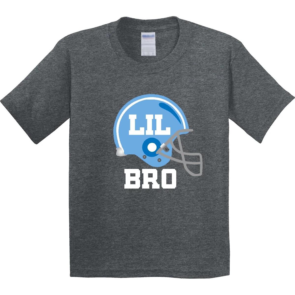 Inktastic Little Bro Football Brother Youth T-Shirt Lil Siblings New Boy Sports 100