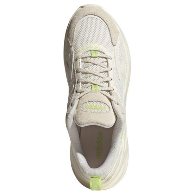 Adidas Ozwave Comfortable Thick Sole Low Top Dad Shoes Unisex Sneakers Cream-White JI1588