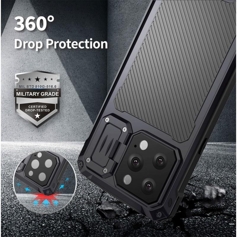 Phone Case IPhone 14 Pro Max Armor Cover With Stand Full Camera Protection Shockproof