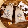 6pcs Eid Mubarak Burlap Gift Bags Candy Bags Ramadan Decor 2026 Islamic Muslim Party Supplies Ramadan Kareem Eid Al-fitr Gifts