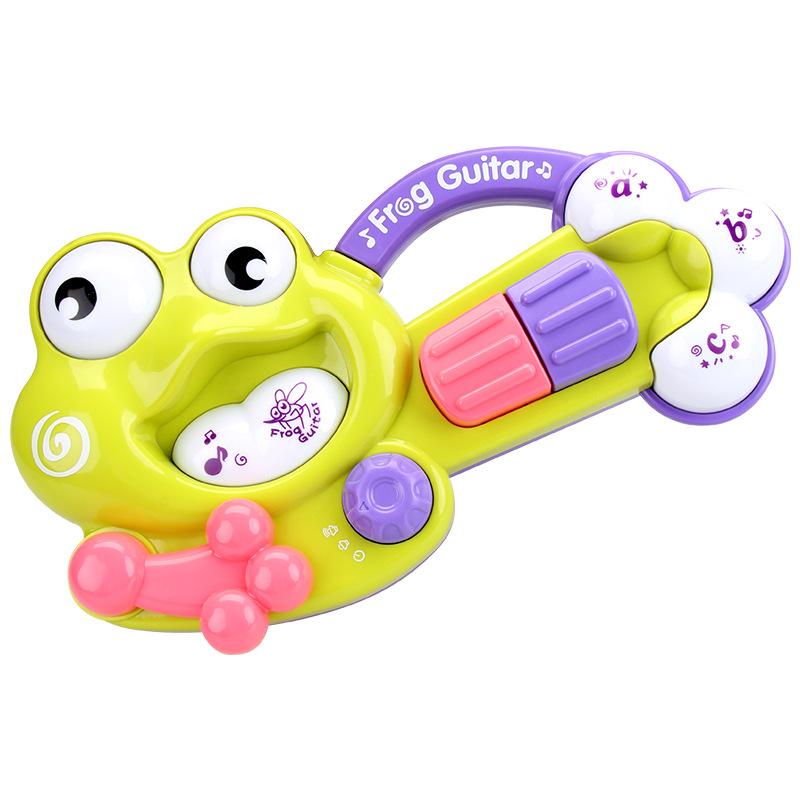 

Five Star Frog Гитара Музыка Свет Индукция Многофункциональный Детский Образовательный Ранний Обучающий Музыкальный Инструмент Игрушка жёлтый