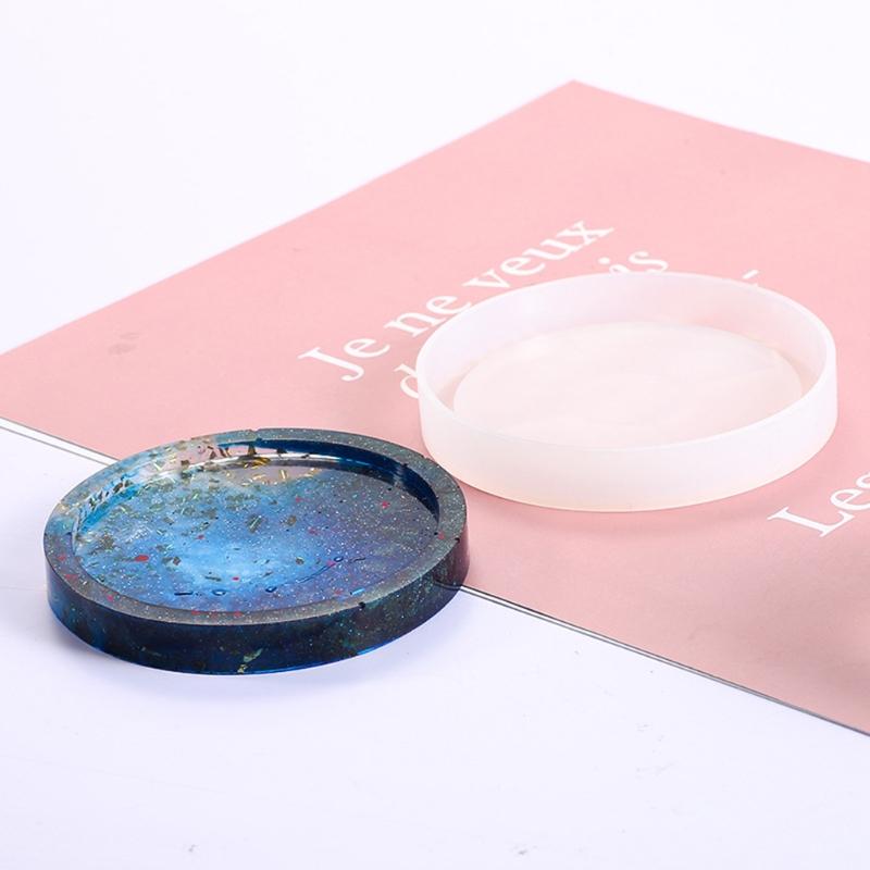 Placemat Tray Molds DIY Coaster Silicone Molds Epoxy Square Round Hexagon Molds for DIY Resin Casting Home Decoration