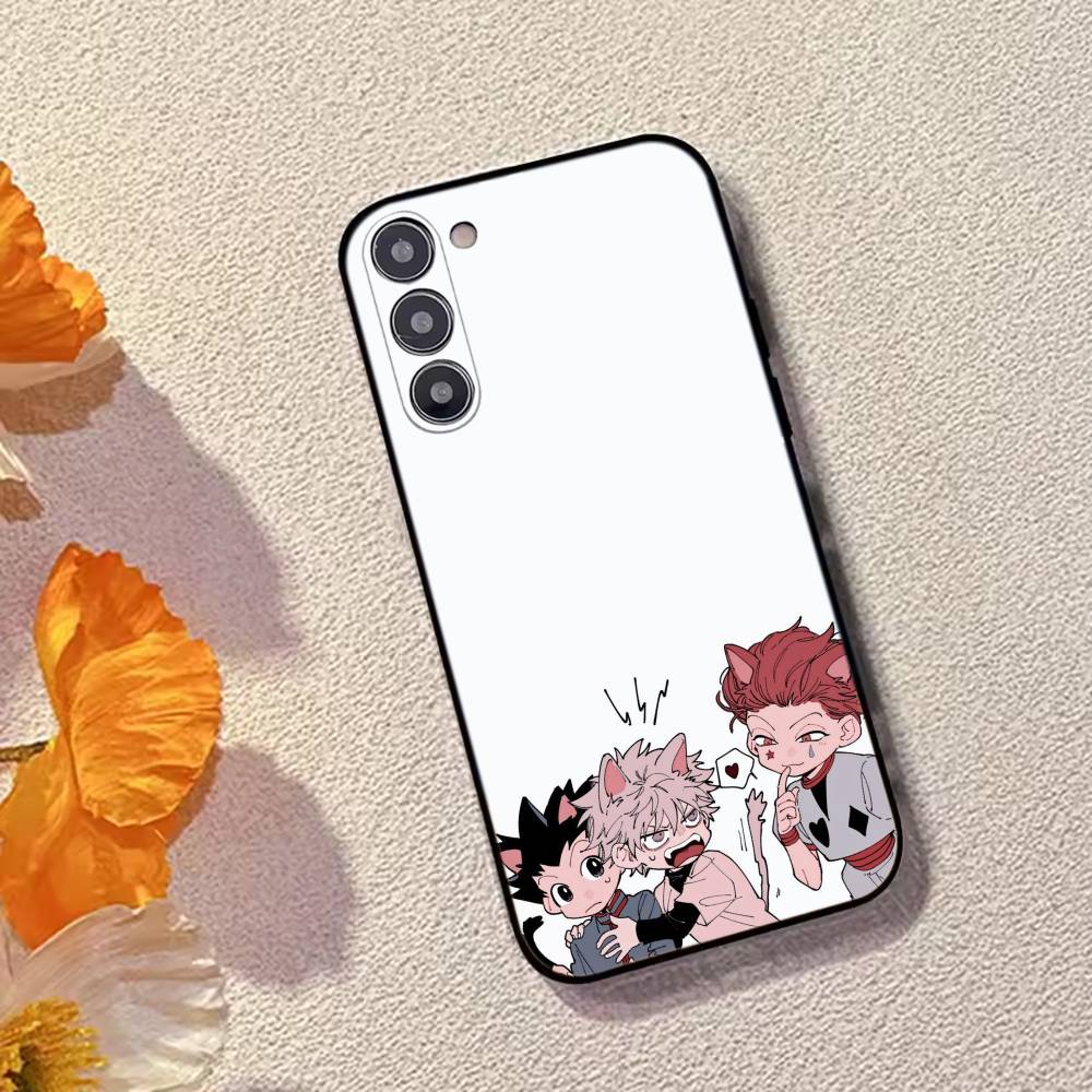 H-Hunter X Hunter Anime Phone Case For Samsung Galaxy A73,A72,A71,A70,A53,A52,A51,Soft Silicone Black Cover