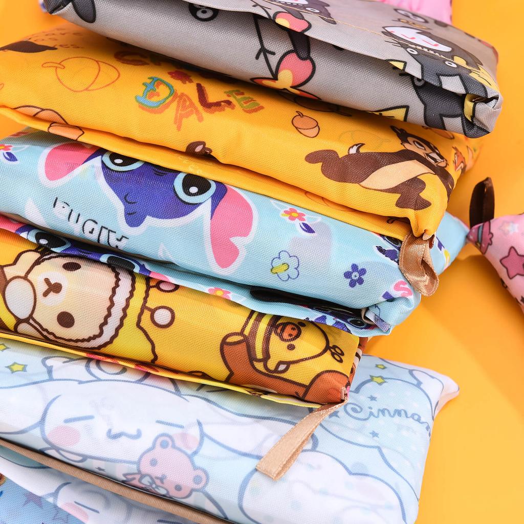 Totoro Large Cartoon Shopping Bag 2 in 1 Foldable Portable Eco Friendly Bag