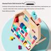 Wooden Tetris Puzzle Blocks