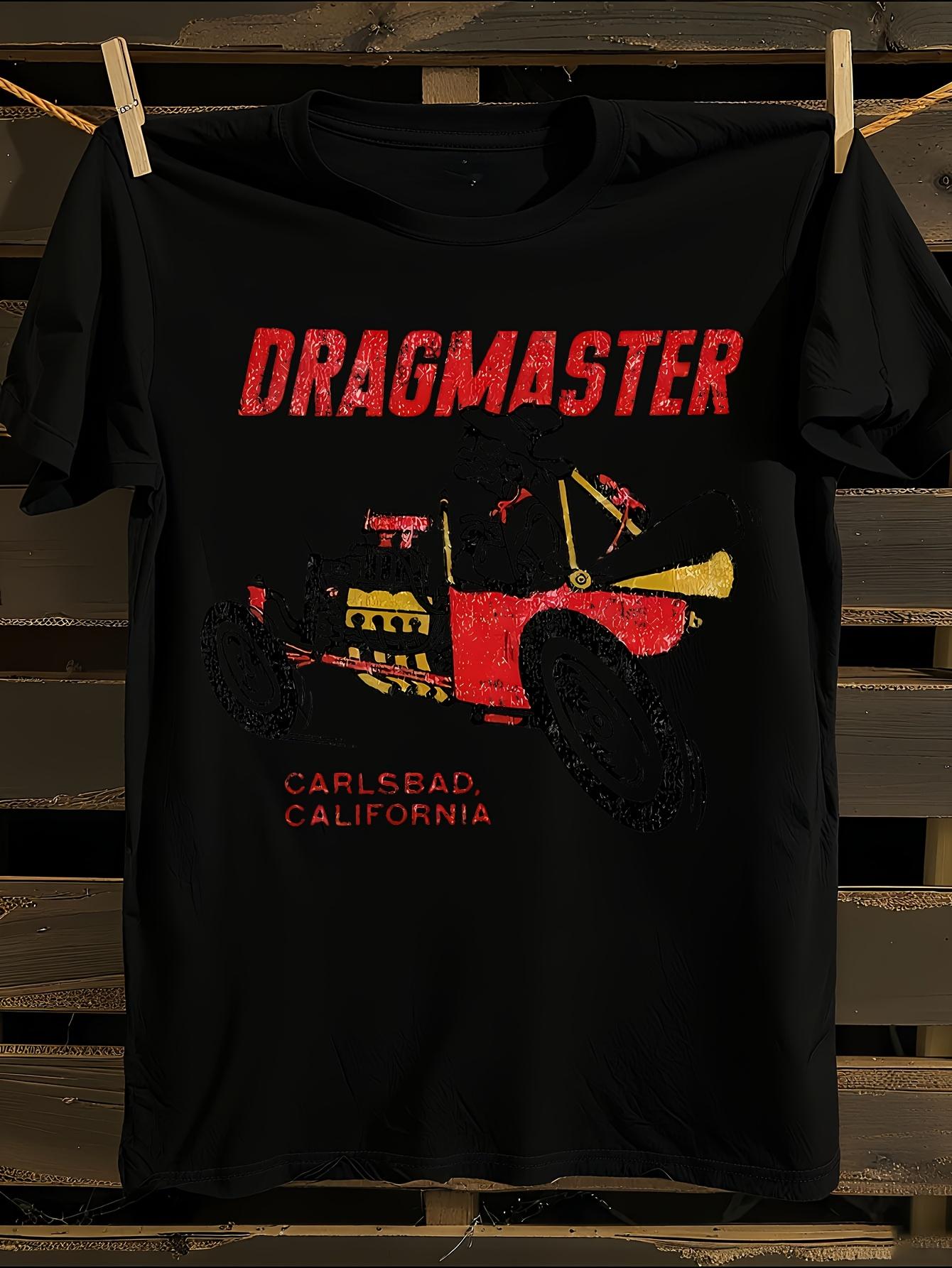 Retro Hot Rod Drag Racing T-shirt L