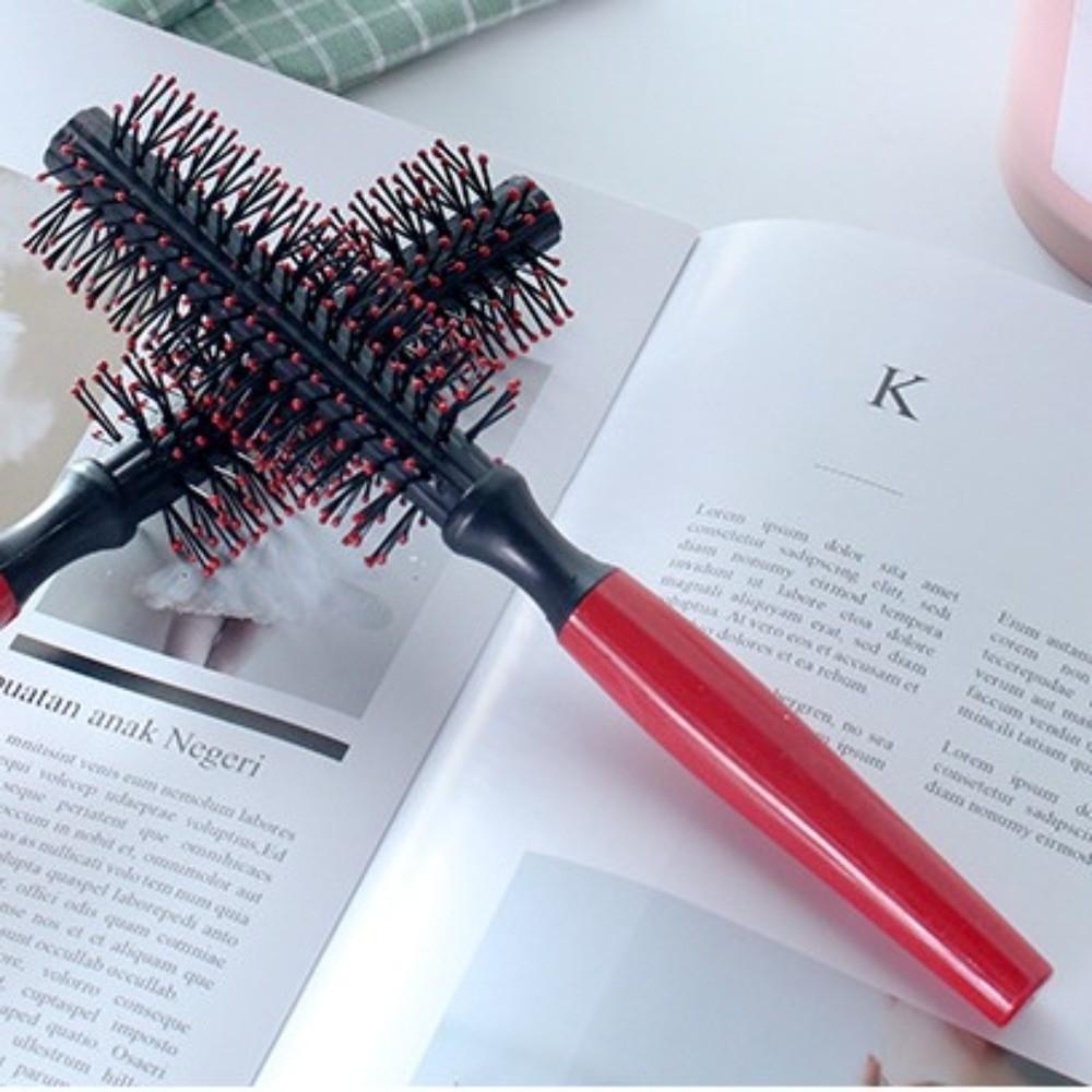 Antistatischer Lockenstyling Rundkamm Friseur Frisur Massage Haarbürste Beauty Styling