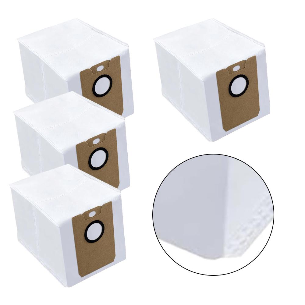 4pcs Dust Bags For Cecotec For Conga 8290 Immortal Robot Vacuums, Non-woven Filter Replacement Parts For Efficient Cleaning