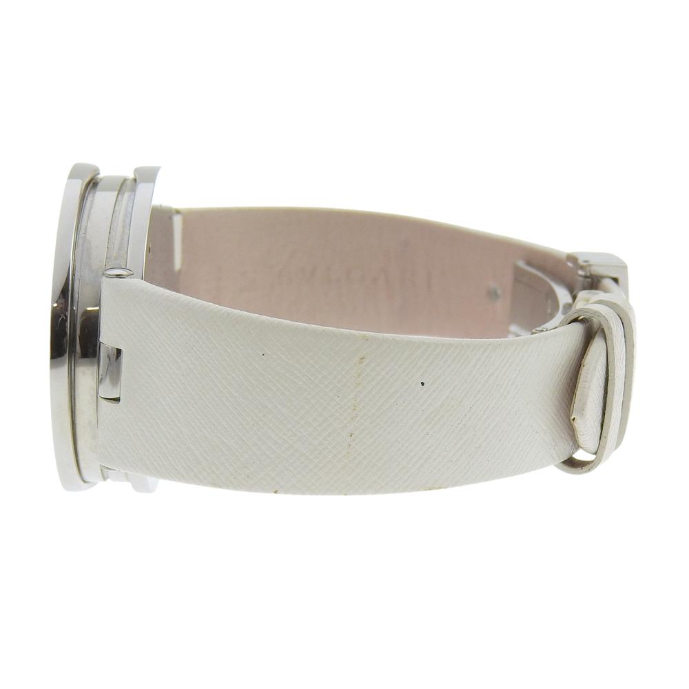 BVLGARI Bzero1 Watches BZ35S/BZ35WLSL Be zero one whiteDial Stainless Steel/leather Quartz Analog display Women Used