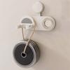 No Punching Hair Dryer Storage Rack Wall Mounted Hair Dryer Rack  for Home