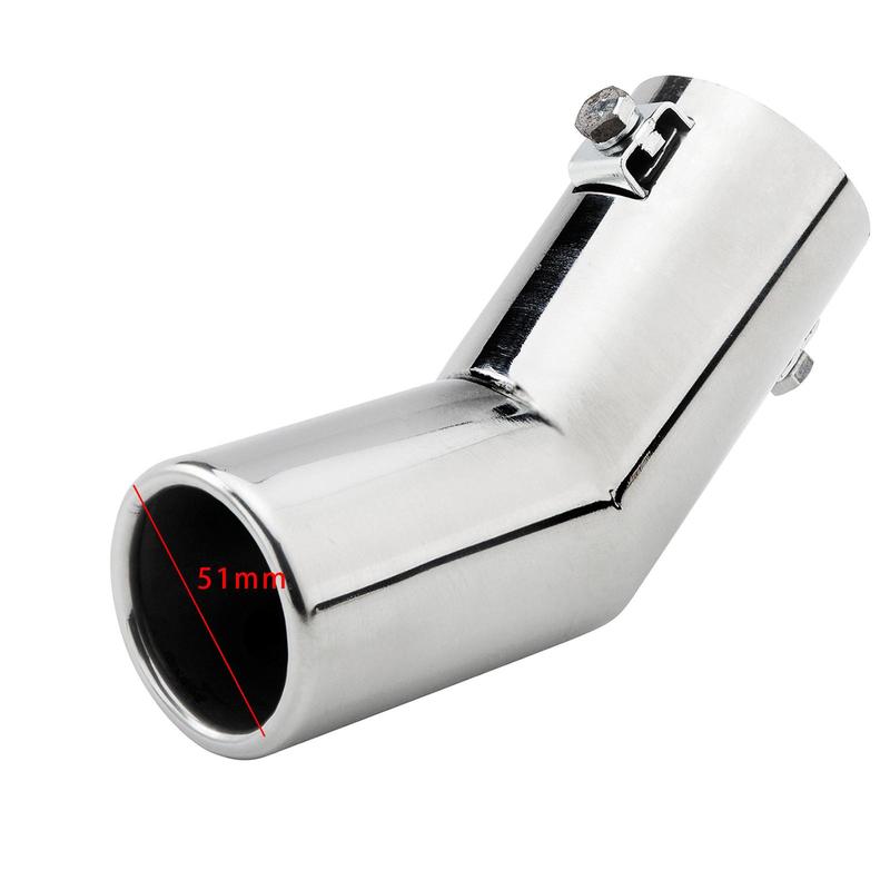 Exhaust Tip Rust Resistance Automotive Accessories Replace Parts Stainless Steel