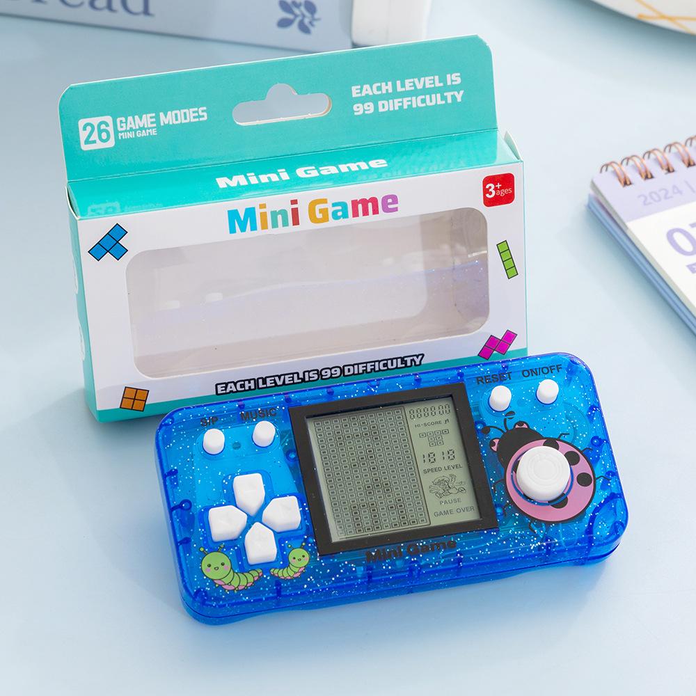 Classic Retro Handheld Tetris Game Console for Kids